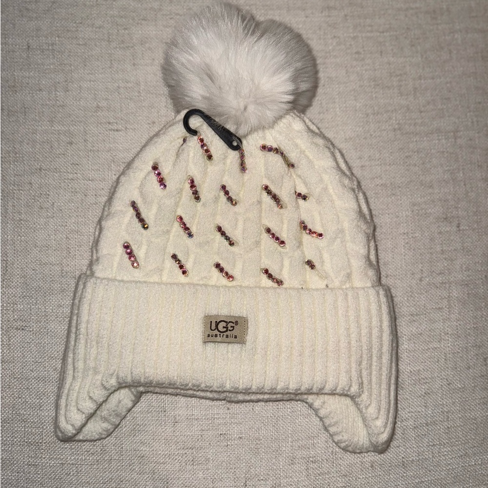 UGG winter white beanie